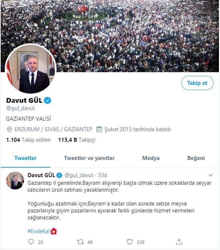 Son dakika Gaziantepte, seyyar satıcılara corona virüs yasağı