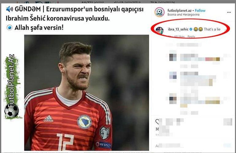Erzurumsporda Ibrahim Sehicden koronavirüs iddialarına yanıt