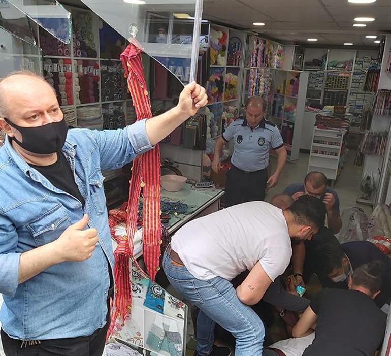 Zincirleme felaket Rüzgarın uçurduğu çatı camı kırdı, cam üzerine düştü...