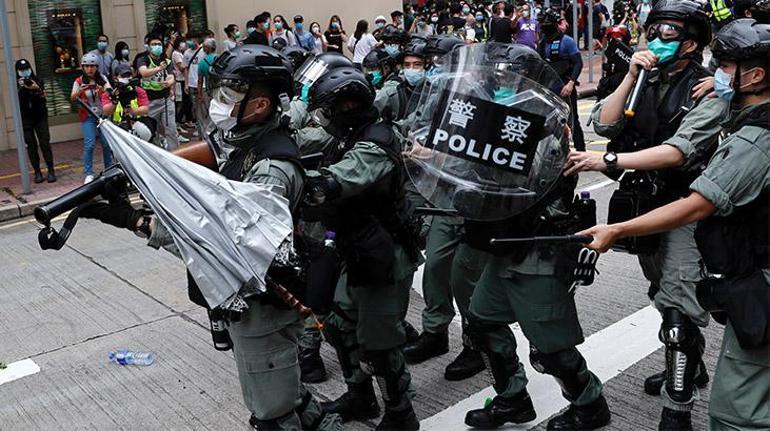 Hong Kong’da Çin’in yeni güvenlik yasa tasarısı protesto edildi