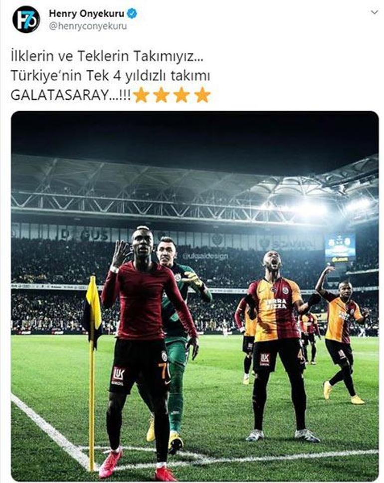 Henry Onyekurudan imalı paylaşım Fenerbahçe...