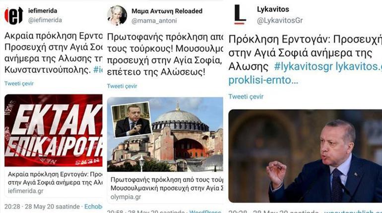 Son dakika...Ayasofya kararı Yunanistanı çıldırttı Türklerden eşi görülmemiş meydan okuma