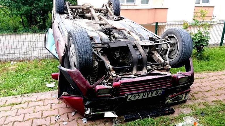 Otomobili geri vites yerine ileri vitese takınca...