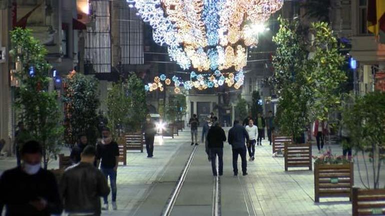 Maske takmayanlar İstiklal Caddesine alınmadı