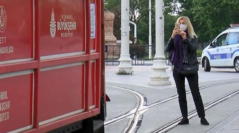 Nostajlik tramvay İstiklal Caddesinde seferlere başladı