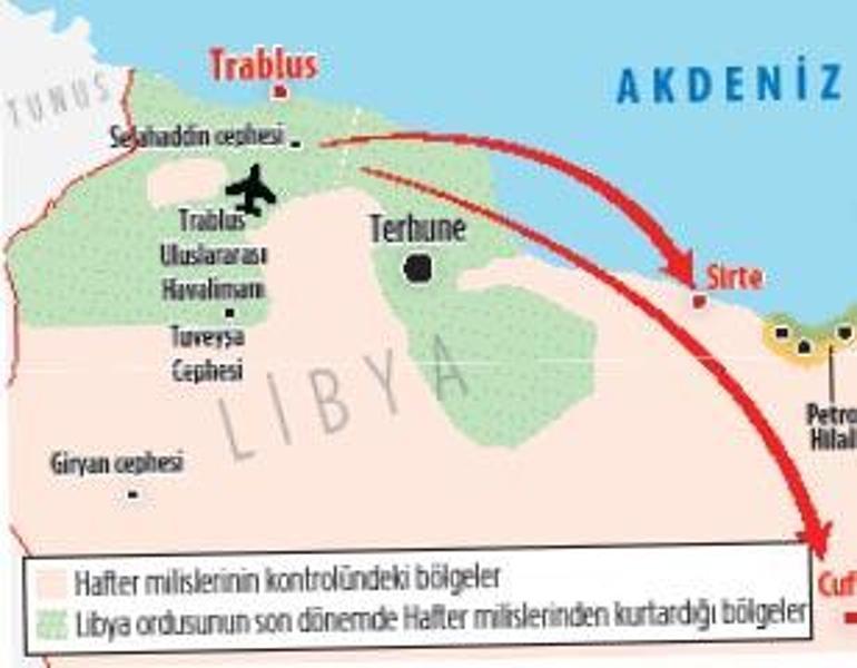 Terhune’yi Libya ordusu ele geçirdi