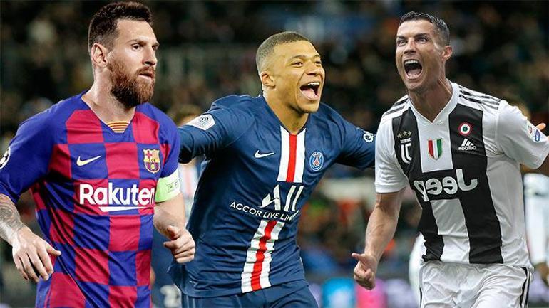 Futbol dünyasının en değerlisi Mbappe oldu Ronaldo ve Messi...