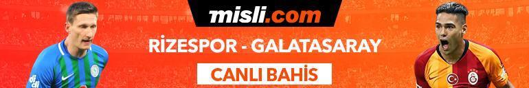 Çaykur Rizespor - Galatasaray maçı Tek Maç ve Canlı Bahis seçenekleriyle Misli.com’da