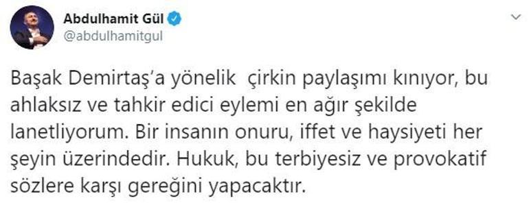 Son dakika haberi: Adalet Bakanı Gül ve AK Partili Bostancıdan Başak Demirtaş paylaşımı