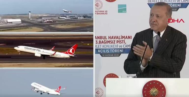 Son dakika: İstanbul Havalimanına 3. pist Cumhurbaşkanı Erdoğandan önemli açıklamalar