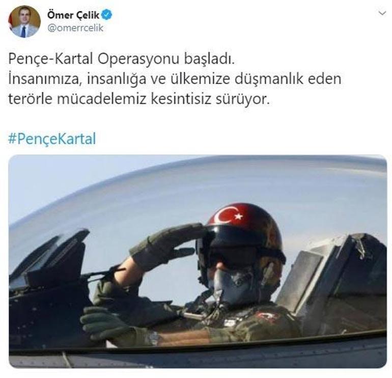 Son dakika... Pençe-Kartal Operasyonu 81 hedef imha edildi...