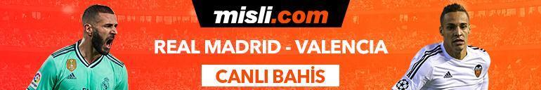 Real Madrid - Valencia maçı Tek Maç ve Canlı Bahis seçenekleriyle Misli.com’da