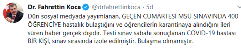 Son dakika: Sosyal medyayı sallayan iddiaya ilişkin Bakan Kocadan sert yanıt