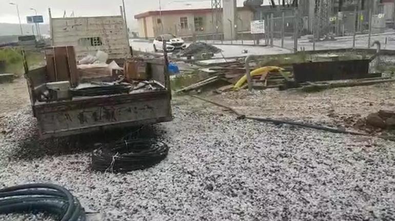 Ardahan’ı dolu vurdu