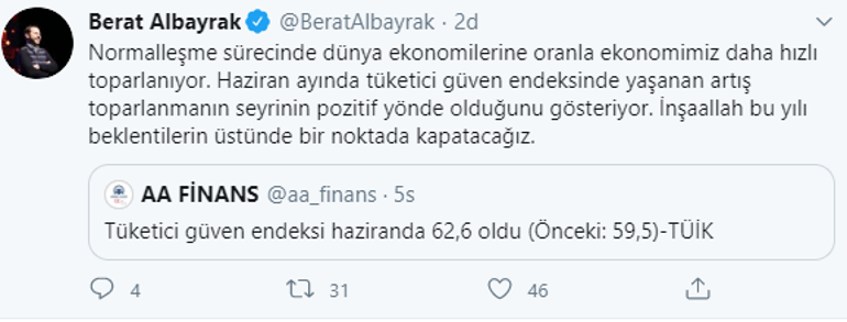 Son dakika| Berat Albayrak: Bu yılı beklentilerin üstünde kapatacağız