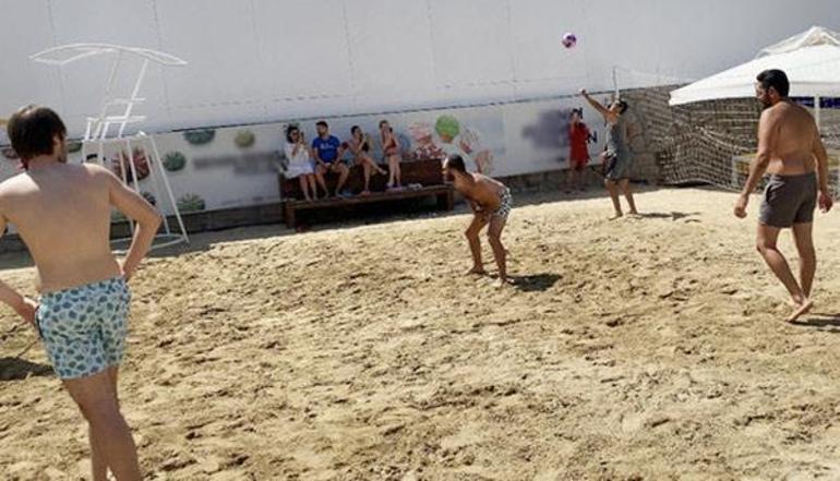 Mert Fıratın voleybol keyfi