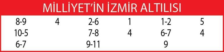 Altılı ganyanda bugün (25 Haziran)
