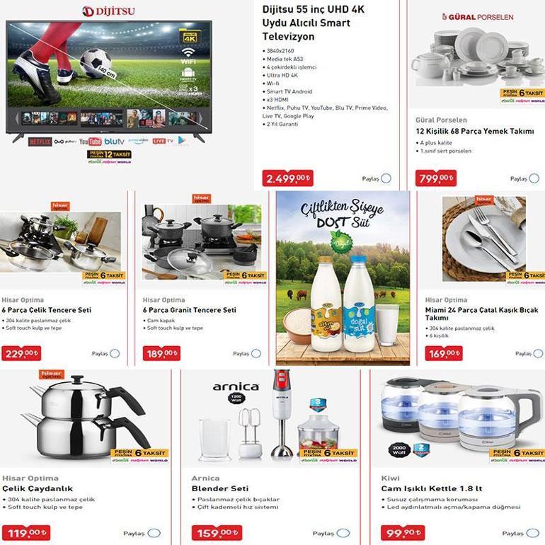 BİM aktüel katalog ürünleri bugün satışta İşte BİM aktüel kataloğu...