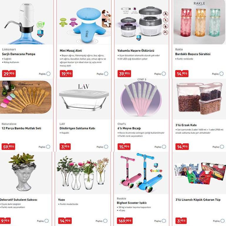 BİM aktüel katalog ürünleri bugün satışta İşte BİM aktüel kataloğu...