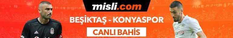 Beşiktaş - Konyaspor maçı Tek Maç ve Canlı Bahis seçenekleriyle Misli.com’da