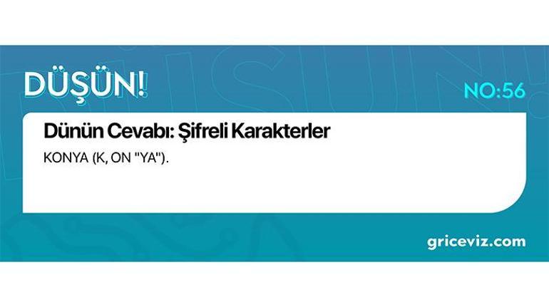 Günün bulmacası: Levhalı karşılama