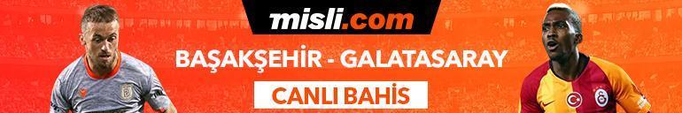 Başakşehir - Galatasaray maçı Tek Maç ve Canlı Bahis seçenekleriyle Misli.com’da