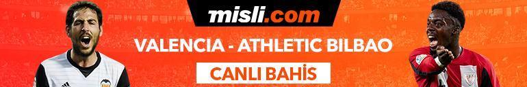 Valencia - Athletic Bilbao maçı Tek Maç ve Canlı Bahis seçenekleriyle Misli.com’da