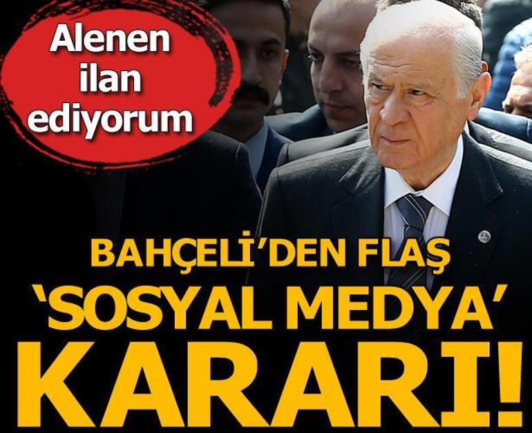 Son dakika: MHP, sosyal medya hesaplarını askıya alıyor