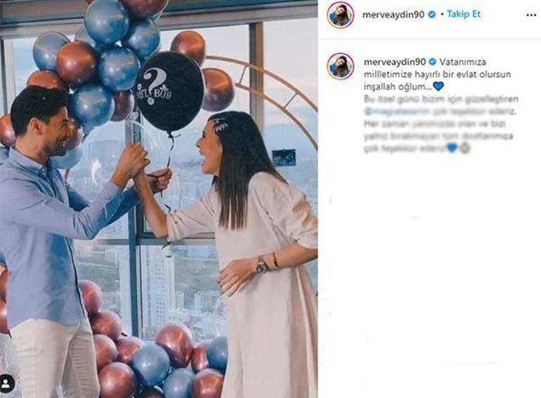 Merve Aydının bebeğinin cinsiyeti belli oldu
