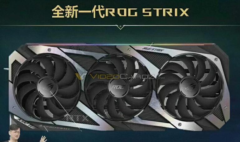 Asus GeForce RTX 3080 Ti ROG Strix görüntülendi