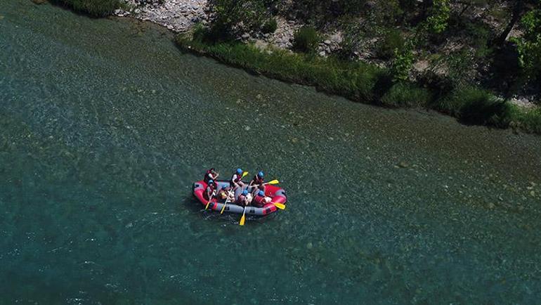 Raftinge sosyal mesafe düzenlemesi