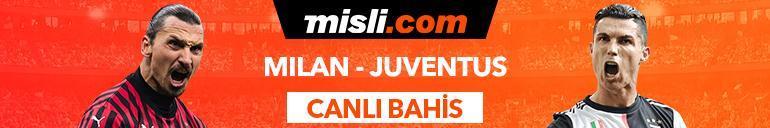 Milan - Juventus maçı heyecanı Tek Maç ve Canlı Bahis seçenekleriyle Misli.com’da