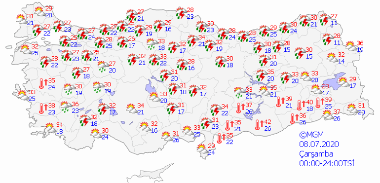 Hava durumu bugün nasıl olacak Meteorolojiden kuvvetli yağış uyarısı İstanbul, Ankara, İzmir hava durumu raporları