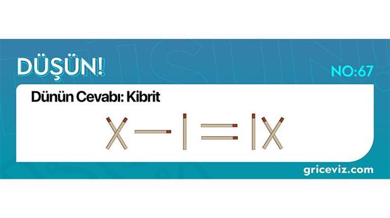 Günün bulmacası: Soru işareti