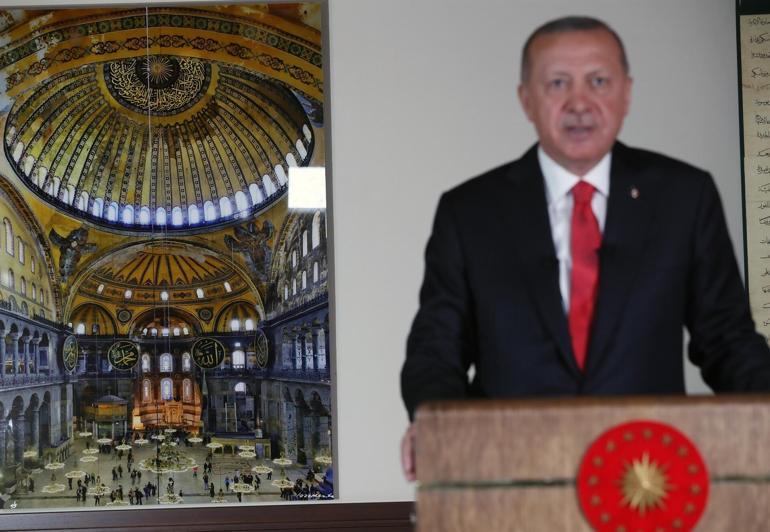 Cumhurbaşkanı Erdoğan’ın Ayasofya şifreleri 20.53’teki konuşmada dikkat çeken detaylar