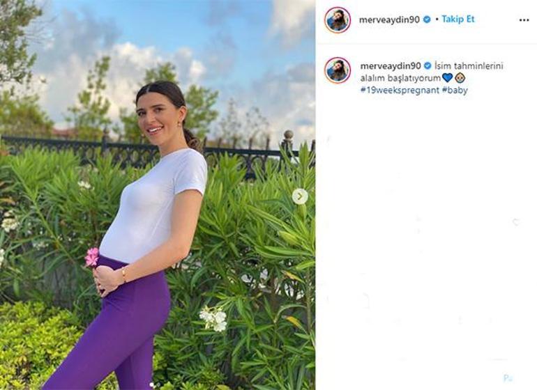 Merve Aydın oğluna isim arıyor