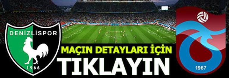 Son dakika | Denizlispor - Trabzonspor: 2-1