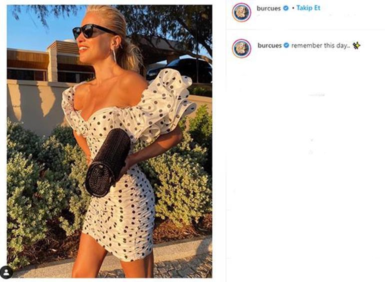 Burcu Esmersoydan tatil paylaşımları