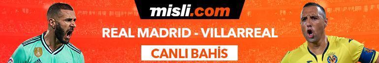 Real Madrid - Villarreal maçı Tek Maç ve Canlı Bahis seçenekleriyle Misli.com’da