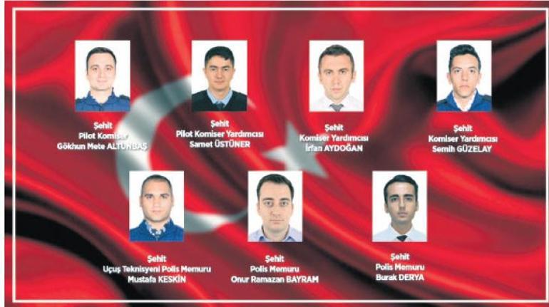 Şehitler uğurlandı