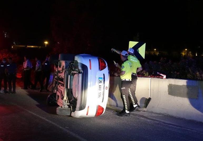 İzmirde polis memuru trafik kazasında hayatını kaybetti