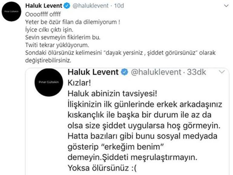 Haluk Leventin, Pınar Gültekinin öldürülmesinin ardından kadınlara verdiği tavsiye tepki çekti