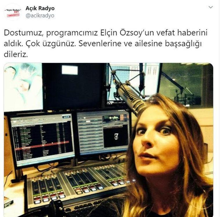 Radyocu Elçin Özsoy hayatını kaybetti