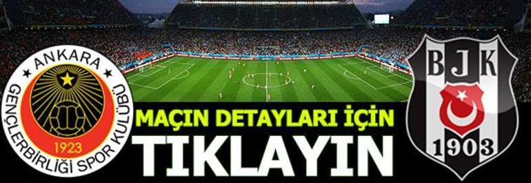 Gençlerbirliği - Beşiktaş: 0-3