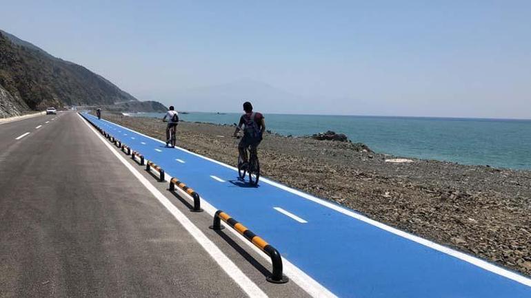 Dünyanın en uzun bisiklet yolu bisikletçilerin gözdesi oldu