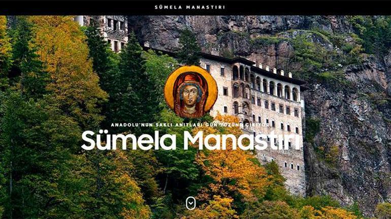 İletişim Başkanlığı hazırladı Sümela Manastırının tanıtımı için internet sitesi