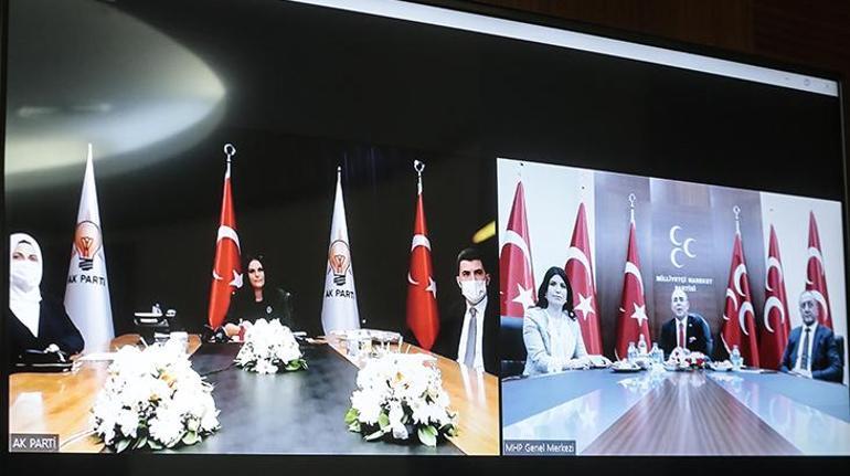 MHPde partiler arası bayramlaşma videokonferansla yapıldı