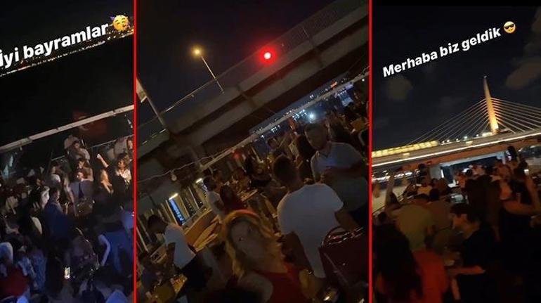İstanbul Boğazı’nda pes dedirten görüntüler Salgına rağmen yat partileri yapıldı