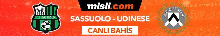 Sassuolo - Udinese maçı Tek Maç ve Canlı Bahis seçenekleriyle Misli.com’da