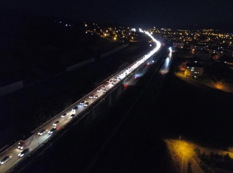 Dönüyorlar Kilit kavşakta yoğunluk devam ediyor